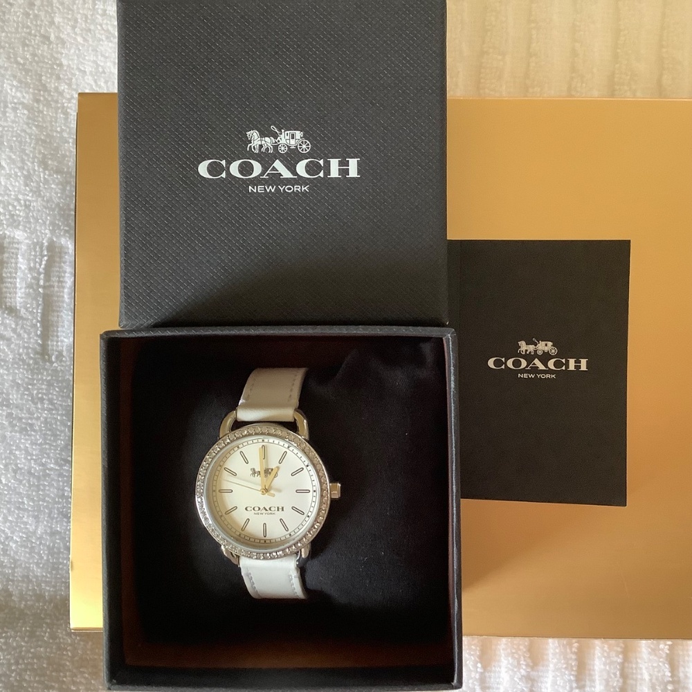 Coach White Women's Watch - Picture 4 of 16